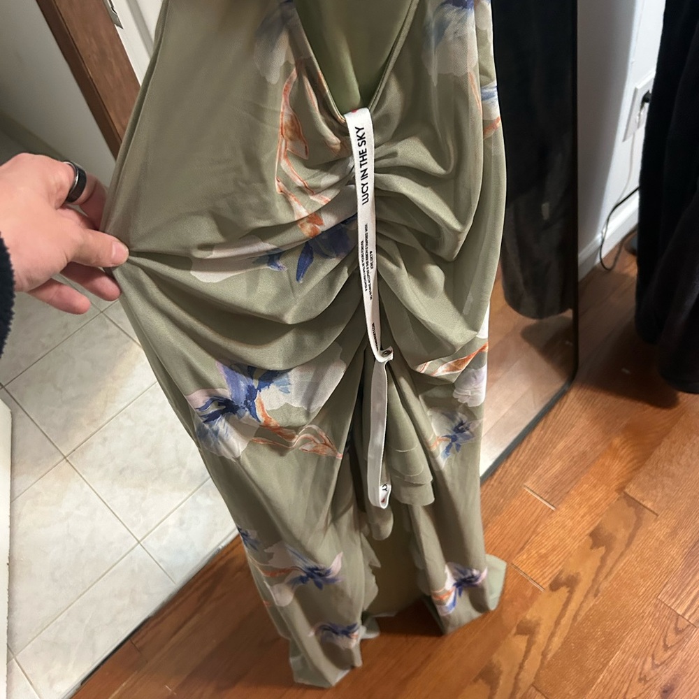 Lucy in the Sky Olive Green Dress